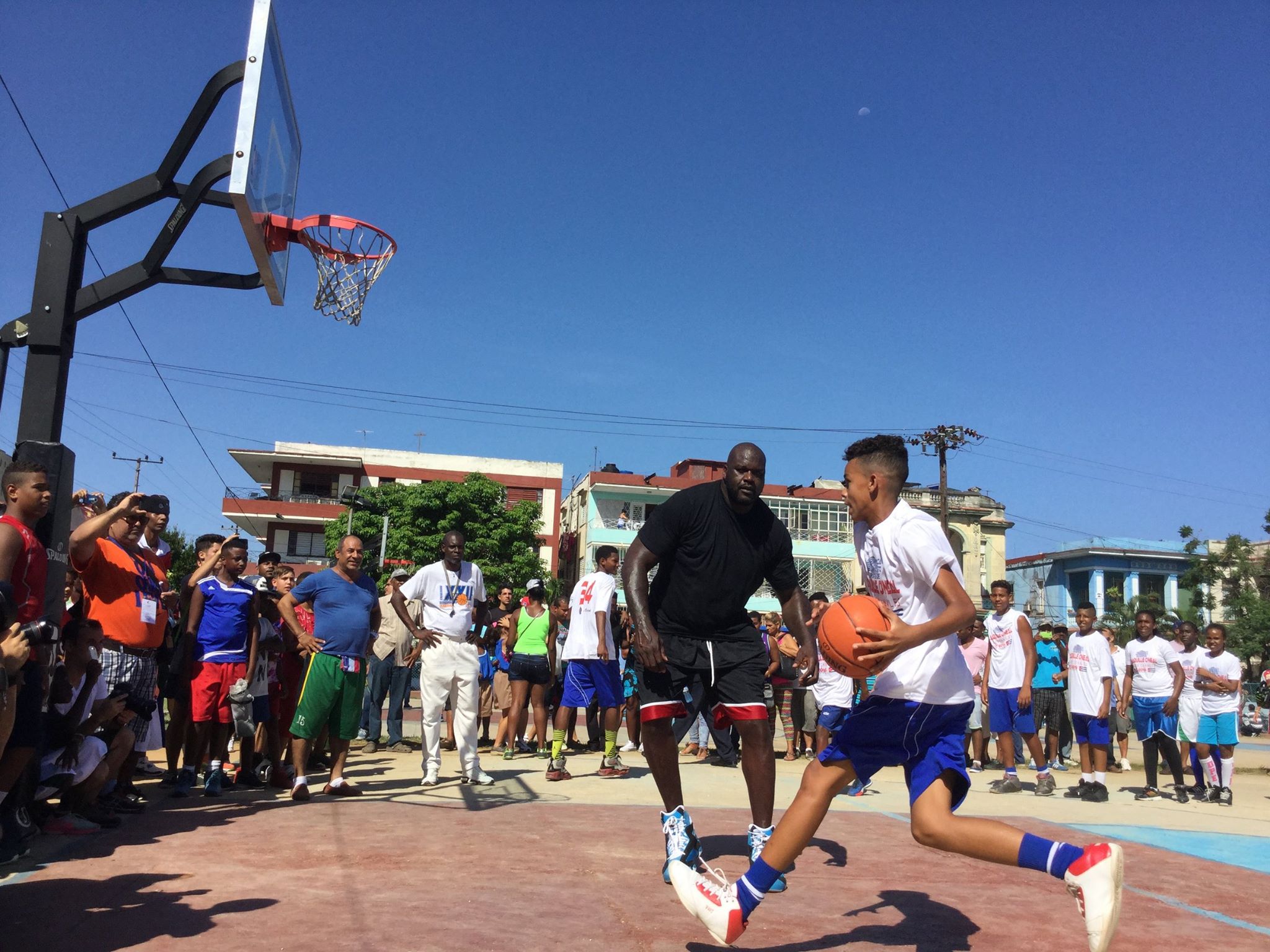 2016 Cuba Basketball program with Shaquille O'Neal.