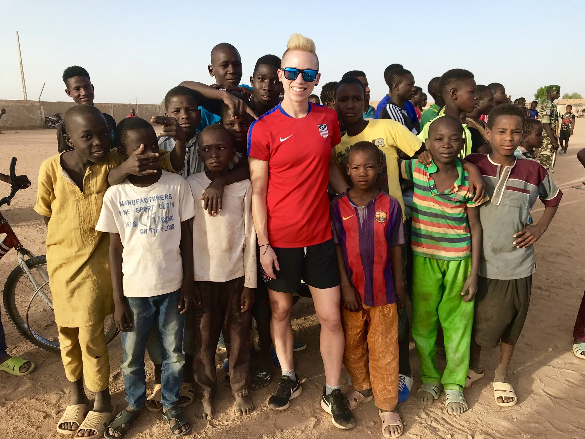 2018 soccer program in Niger with Staci Wilson and Joanna Lohman